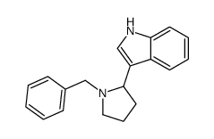 3-(1-Benzyl-2-pyrrolidinyl)-1H-indole结构式