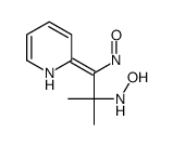 N-[2-methyl-1-nitroso-1-(1H-pyridin-2-ylidene)propan-2-yl]hydroxylamine结构式
