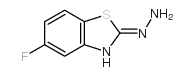 2(3H)-Benzothiazolone,5-fluoro-,hydrazone(9CI) structure