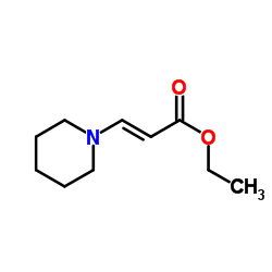 3-(1-哌啶基)丙烯酸乙酯结构式