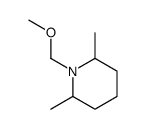 1-(methoxymethyl)-2,6-dimethylpiperidine结构式