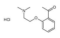 2-(2-acetylphenoxy)ethyl-dimethylazanium,chloride Structure