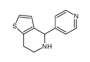 4-吡啶-4-基-4,5,6,7-四氢噻吩并[3,2-c]吡啶结构式