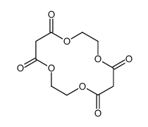 1,4,8,11-tetraoxacyclotetradecane-5,7,12,14-tetrone结构式