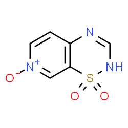 2H-Pyrido[4,3-e]-1,2,4-thiadiazine,1,1,7-trioxide(9CI) Structure