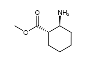 (1S,2S)-2-氨基环己烷-1-羧酸甲酯结构式