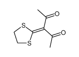 3-(1,3-dithiolan-2-ylidene)-2,4-pentanedione结构式