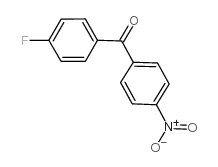(4-氟苯基)(4-硝基苯基)甲酮结构式