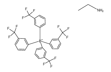 ethylammonium tetrakis(3-trifluoromethylphenyl)borate结构式