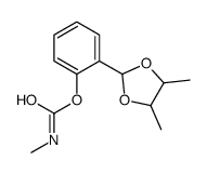 2-(4,5-Dimethyl-1,3-dioxolan-2-yl)phenyl methylcarbamate Structure