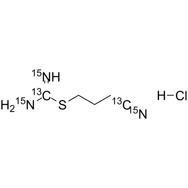Kevetrin hydrochloride-13C2, 15N3 Structure