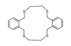 2,5,14,17-tetrathia{6.6}-o-cyclophane Structure