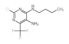 4,5-Pyrimidinediamine,N4-butyl-2-chloro-6-(trifluoromethyl)- Structure