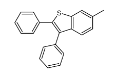6-Methyl-2,3-diphenylbenzo[b]thiophene结构式