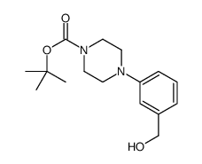 tert-butyl 4-[3-(hydroxymethyl)phenyl]piperazine-1-carboxylate Structure