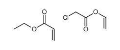 ethenyl 2-chloroacetate,ethyl prop-2-enoate结构式