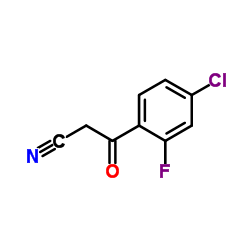 3-(4-Chloro-2-fluorophenyl)-3-oxopropanenitrile结构式