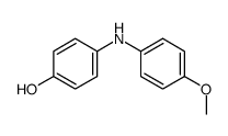 4-(4-methoxyanilino)phenol Structure