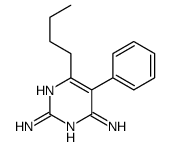 6-butyl-5-phenylpyrimidine-2,4-diamine Structure