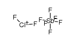 ClF2(antimony hexafluoride)结构式