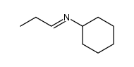 N-(propylidene)-cyclohexylamine Structure
