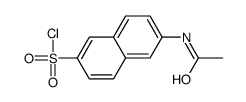 6-acetamidonaphthalene-2-sulfonyl chloride Structure