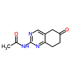 N-(6-Oxo-5,6,7,8-tetrahydro-2-quinazolinyl)acetamide结构式
