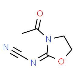 2-Oxazolidinimine, 3-acetyl-N-cyano- (9CI) picture