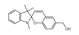 (1',3',3'-trimethylspiro[chromene-2,2'-indolin]-6-yl)methanol Structure