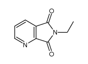 6-ethyl-pyrrolo[3,4-b]pyridine-5,7-dione结构式