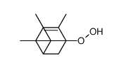 5-hydroperoxy-4,6,6-trimethylbicyclo[3.1.1]hept-3-ene结构式