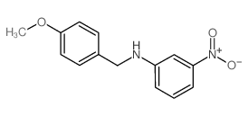 N-(4-METHOXYBENZYL)-3-NITROANILINE结构式