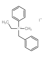 Phosphonium,ethylmethylphenyl(phenylmethyl)-, iodide (1:1) structure