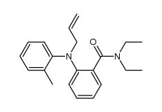 2-(allyl(o-tolyl)amino)-N,N-diethylbenzamide Structure