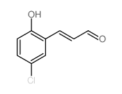 2-Propenal,3-(5-chloro-2-hydroxyphenyl)-结构式
