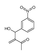 3-[hydroxy-(3-nitrophenyl)methyl]but-3-en-2-one Structure