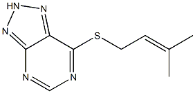 7-[(3-Methyl-2-butenyl)thio]-3H-v-triazolo[4,5-d]pyrimidine picture