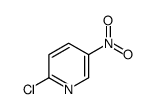 2-Chloro-5-nitropyridine Structure
