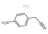 Benzeneacetonitrile,4-amino-, hydrochloride (1:1) picture