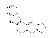 3-(pyrrolidin-1-ylmethyl)-1,2,3,9-tetrahydrocarbazol-4-one结构式