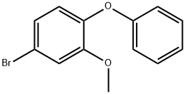 4-Bromo-2-methoxy-1-phenoxy-benzene结构式