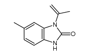 2H-Benzimidazol-2-one,1,3-dihydro-6-methyl-1-(1-methylethenyl)-(9CI)结构式
