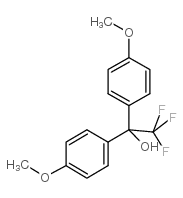 2,2,2-trifluoro-1,1-bis(4-methoxyphenyl)ethanol Structure