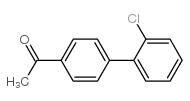 1-(2'-chloro-biphenyl-4-yl)-ethanone structure