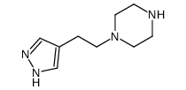 Piperazine, 1-[2-(1H-pyrazol-4-yl)ethyl]- (9CI) structure