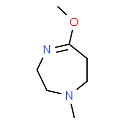 1H-1,4-Diazepine,2,3,6,7-tetrahydro-5-methoxy-1-methyl-(9CI)结构式