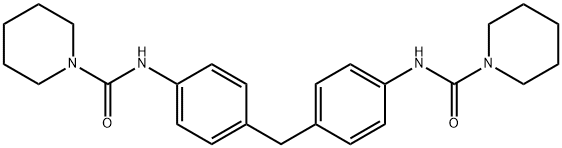 4,4'-methylenebis(1,1-pentamethylene-3-phenylurea) Structure