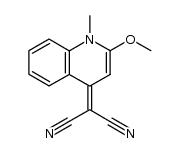 2-methoxy-1-methyl-4-dicyanomethylene-1,4-dihydroquinoline结构式