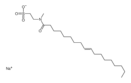 sodium,2-[methyl-[(Z)-octadec-9-enoyl]amino]ethanesulfonate结构式