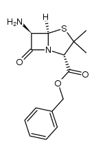 benzyl (2S,5R,6R)-6-amino-3,3-dimethyl-7-oxo-4-thia-1-azabicyclo[3.2.0]heptane-2-carboxylate Structure